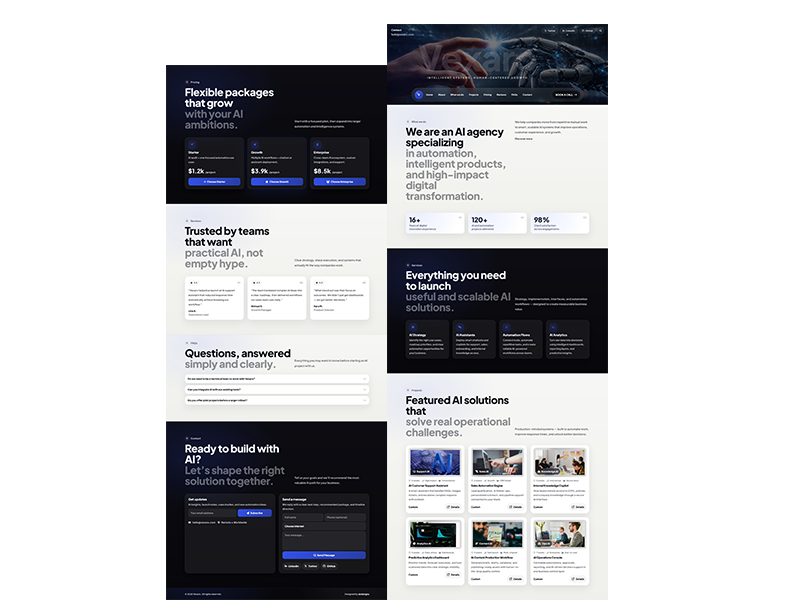 vexaro HTML website template