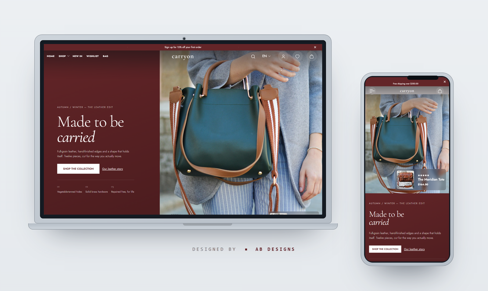 Carryon — قالب موقع HTML للتجارة الإلكترونية